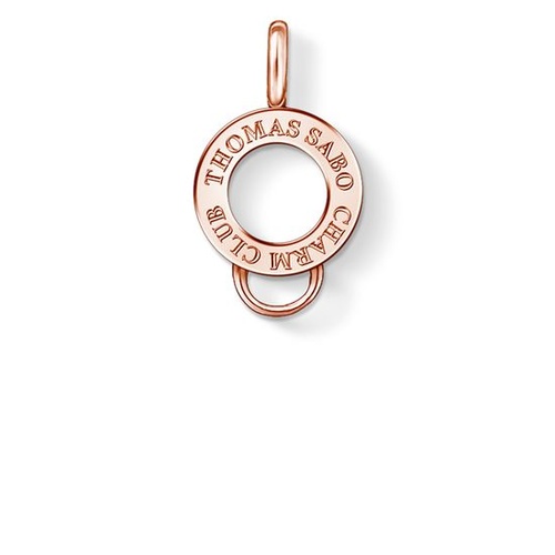 THOMAS SABO CHARM CLUB ROSE GOLD PLATED CHARM CARRIER