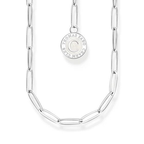 Charm necklace with Charmista disc silver