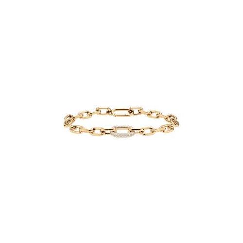 Daniel Wellington Crystal Link Bracelet 45cm Gold