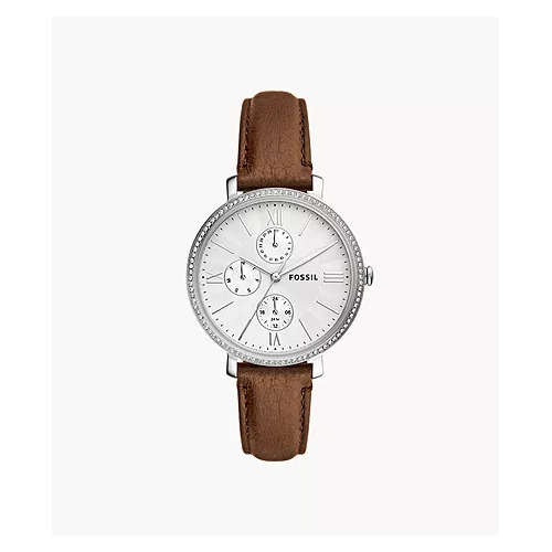FOSSIL Jacqueline Multifunction Brown LiteHide™ Leather Watch