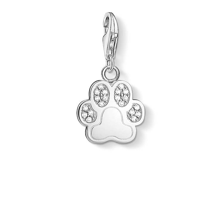 THOMAS SABO CHARM CLUB PAVE CUBIC ZIRCONIA PAW Sabo