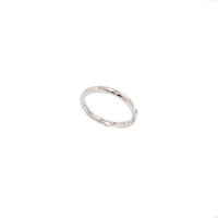 STERLING SILVER SCATTERED CZ RING [SIZE: N]