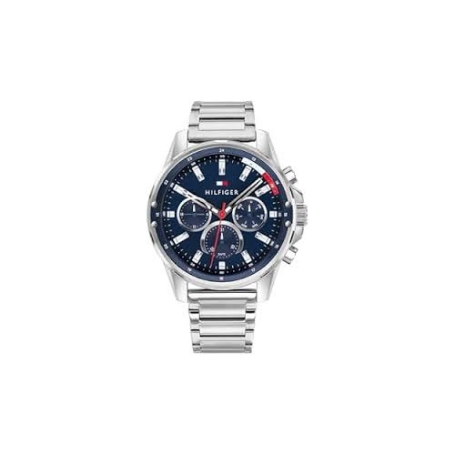 Tommy Hilfiger Mason Silver Steel Men's Multi-function Watch