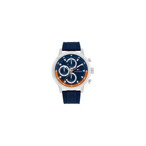 Tommy Hilfiger Blue Silicone Blue Dial Multi-function Men's Watch