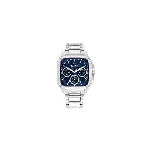 Tommy Hilfiger Stainless Steel Blue Dial Multi-function Men's Watch