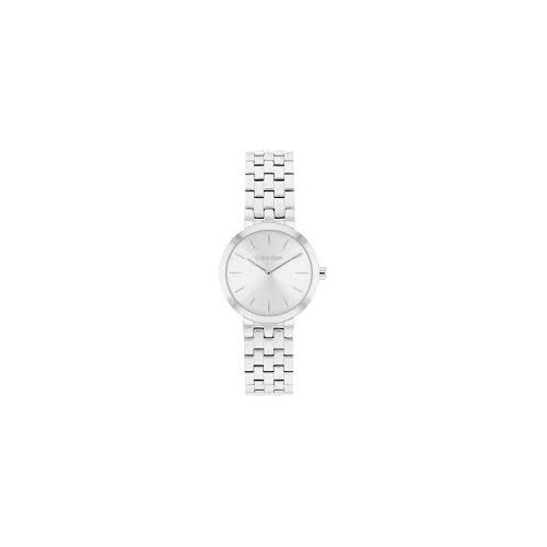 Calvin Klein Stainless Steel Silver White Dial Women's Watch