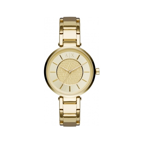 ARMANI EXCHANGE OLIVIA GOLD-TONE WATCH AX5316