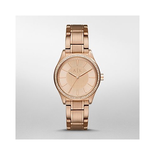 ARMANI EXCHANGE NICOLETTE ROSE GOLD-TONE AX5442