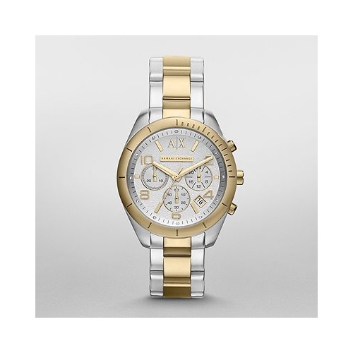 WOMENS ARMANI EXCHANGE SARENA SILVER/GOLD
