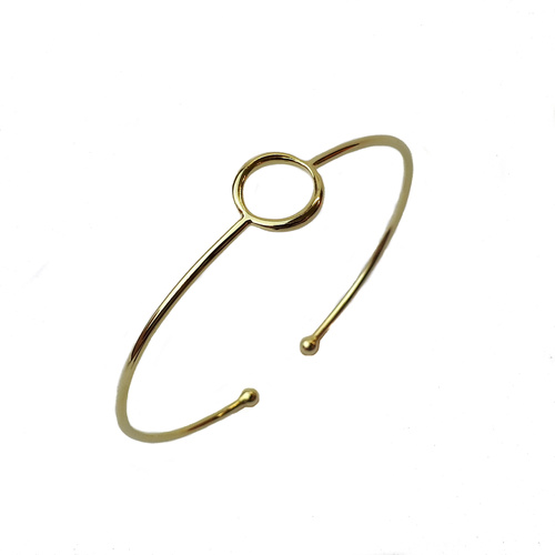 SANTO YELLOW GOLD CIRCLE CUFF