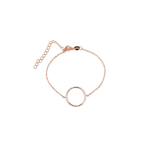 ROSE GOLD LARGE CIRCLE BRACELET