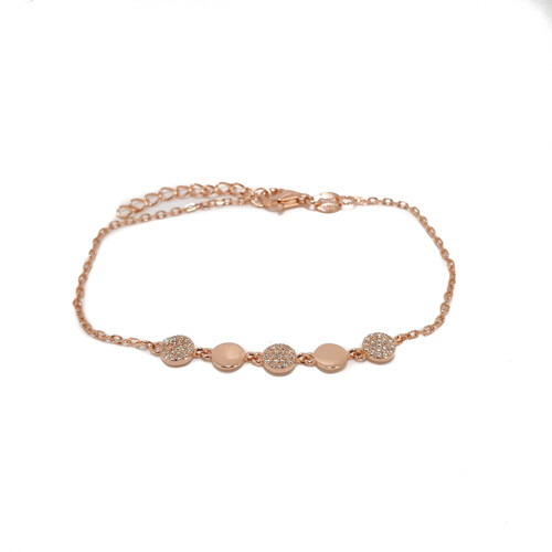 SANTO ROSE GOLD MULTI DISC BRACELET