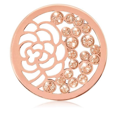 NIKKI LISSONI CHINA GARDEN ROSE COIN 33mm