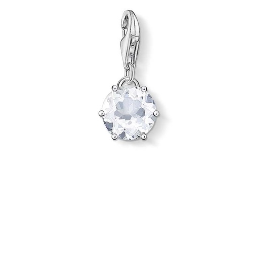 THOMAS SABO CHARM CLUB APRIL ROCK CRYSTAL BIRTH STONE