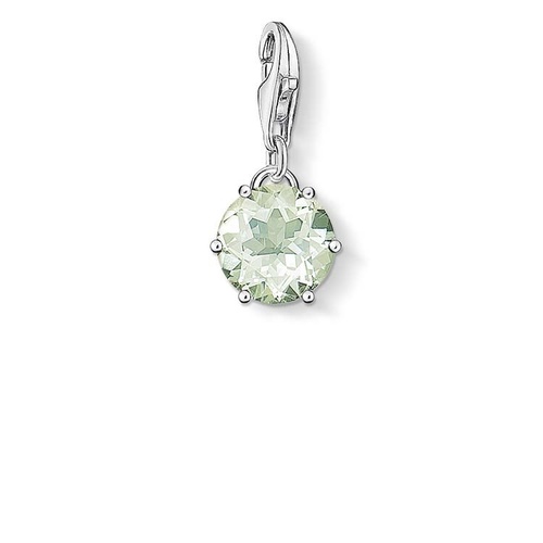 THOMAS SABO CHARM CLUB AUGUST PRASIOLITE BIRTH STONE