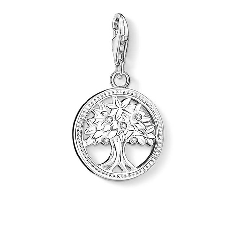 THOMAS SABO CHARM CLUB TREE OF LIFE CUBIC ZIRCONIA