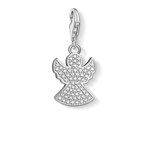 THOMAS SABO CHARM CLUB ANGEL PAVE CUBIC ZIRCONIA
