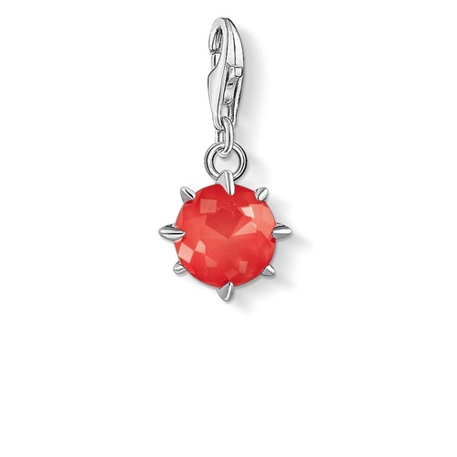 THOMAS SABO CHARM CLUB JULY RED BAMBOO CORAL CHARM