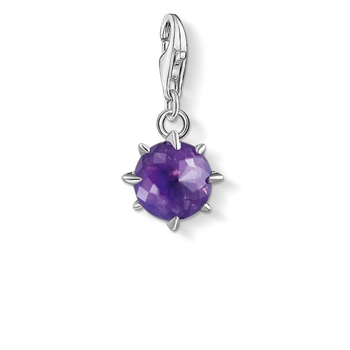 THOMAS SABO CHARM CLUB FEBRUARY DARK AMETHYST CHARM