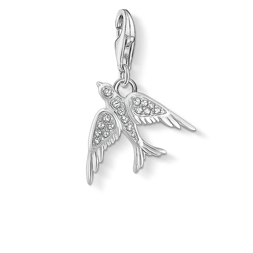 THOMAS SABO STERLING SILVER SWALLOW CHARM