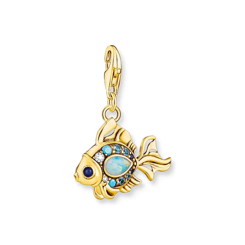 Thomas Sabo Charm Club Charm Pendant Fish Gold