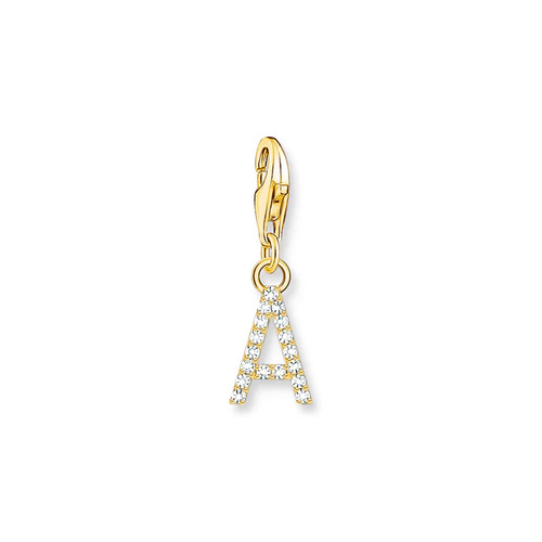 Thomas Sabo Charm Club Charm Letter A gold plated