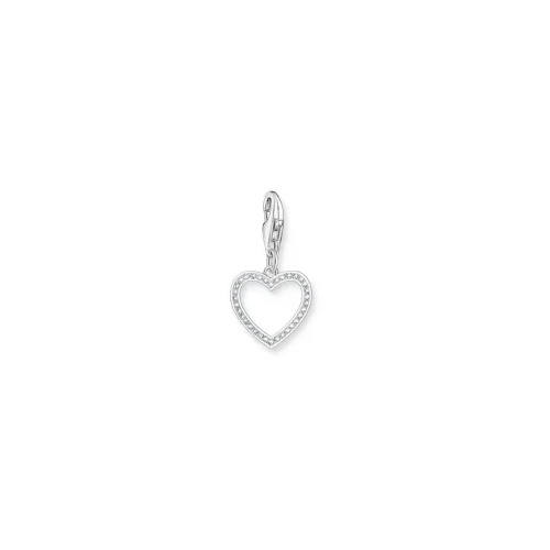 Thomas Sabo Open heart charm with zirconia