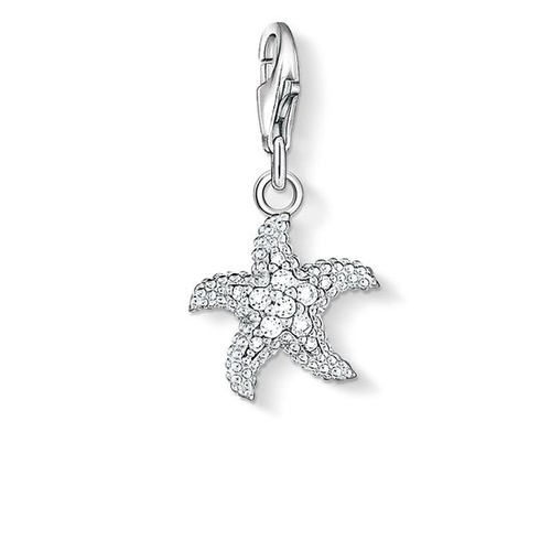 THOMAS SABO CHARM CLUB CUBIC ZIRCONIA STARFISH