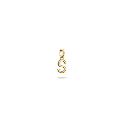 Thomas Sabo Connect Charm letter S Gold
