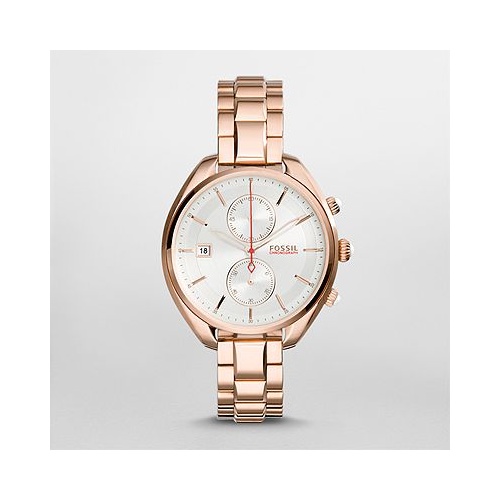 FOSSIL LAND RACER CHRONO ROSE S/STEEL