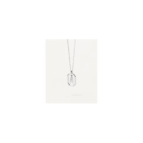 PDPAOLA LETTERS SILVER R NECKLACE