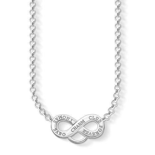 THOMAS SABO CHARM CLUB INFINITY NECKLACE 38-44cm