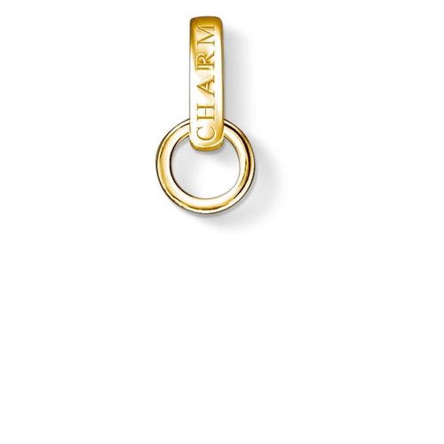 THOMAS SABO CHARM CLUB YELLOW GOLD PLATED CHARM CARRIER