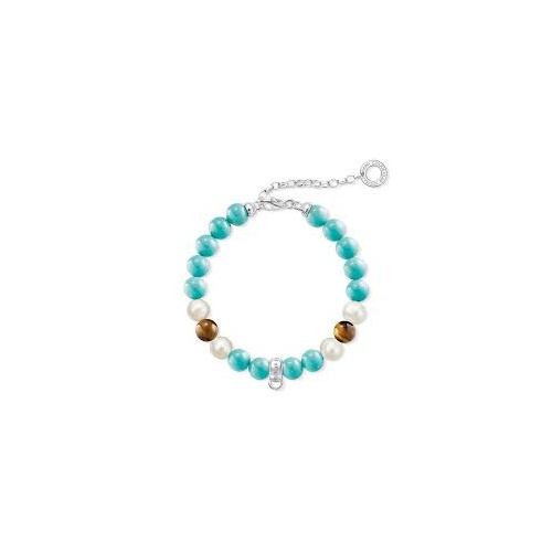 Thomas Sabo Charm Bracelet with colourful beads