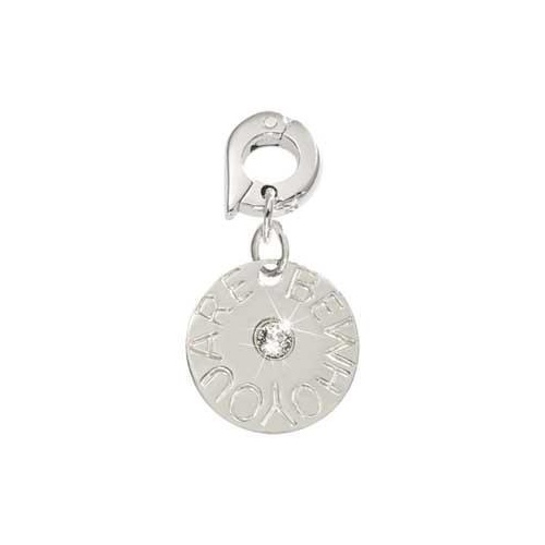 NIKKI LISSONI BE WHO YOU ARE SILVER CHARM 15mm