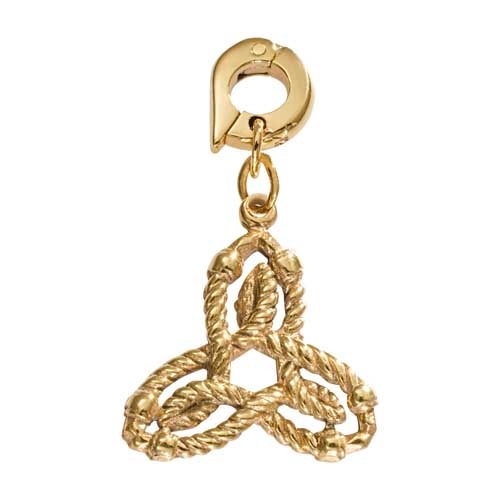 NIKKI LISSONI INNER STRENGTH GOLD PLATED CHARM 20mm