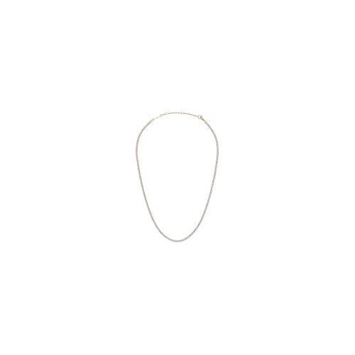 Classic Tennis Necklace Rose Gold