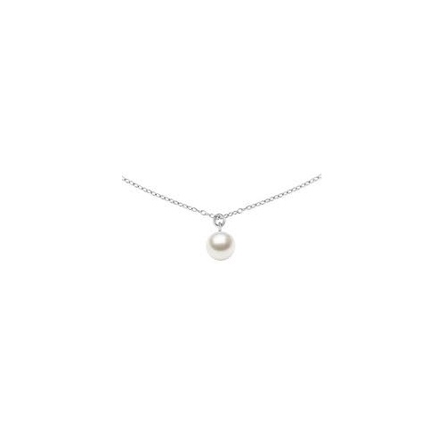 Daniel Wellington Pearl Necklace Silver