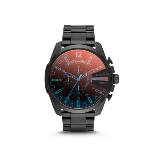 DIESEL MEGA CHIEF BLACK STAINLESS AND IRIDESCENT