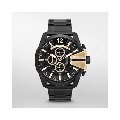 DIESEL MEGA CHIEF BLACK GOLD STEEL