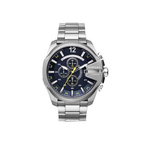DIESEL STAINLESS STEEL MEGA CHIEF WATCH