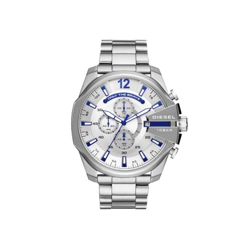 DIESEL STAINLESS STEEL MEGA CHIEF WATCH