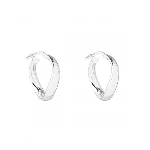 NAJO STERLING SILVER EDDY HOOP