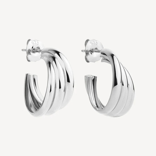 Najo Ripple Hoop Earring