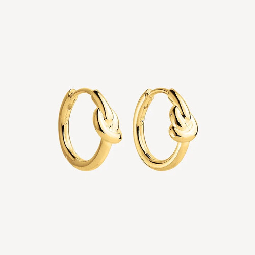 Najo Nature’s Knot Huggie Earrings