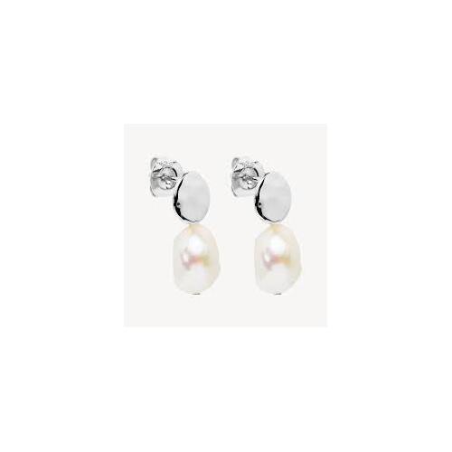 Najo Renaissance Silver Pearl Earrings