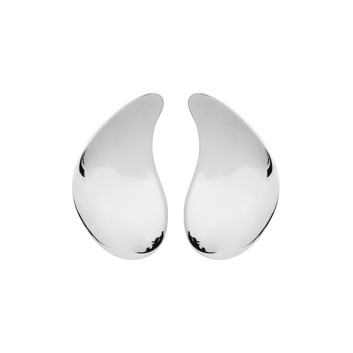Najo Circadian Leaf Earrings Silver