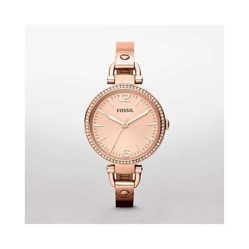 FOSSIL GEORGIA GLITZ ROSE STONE-SET