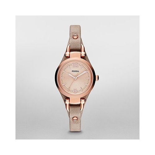 FOSSIL GEORGIA MINI SAND LEATHER ROSE