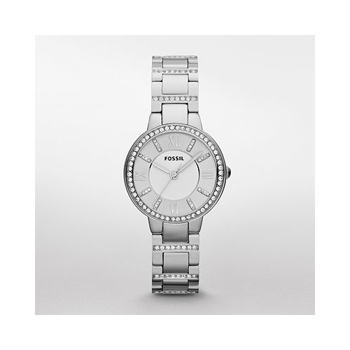 FOSSIL VIRGINIA S/STEEL STONE-SET